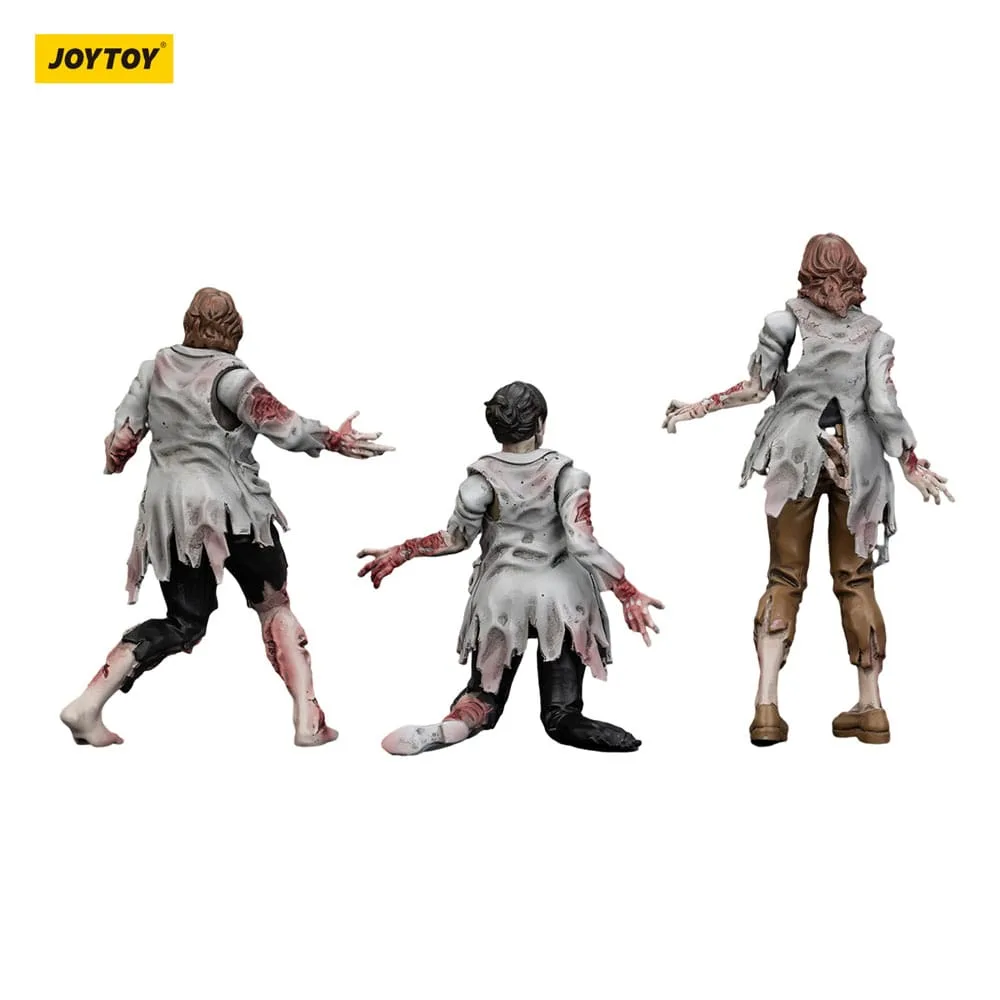 Zombie Dark Source Action Figures – Female Scientists 3-Pack 8 cm 8