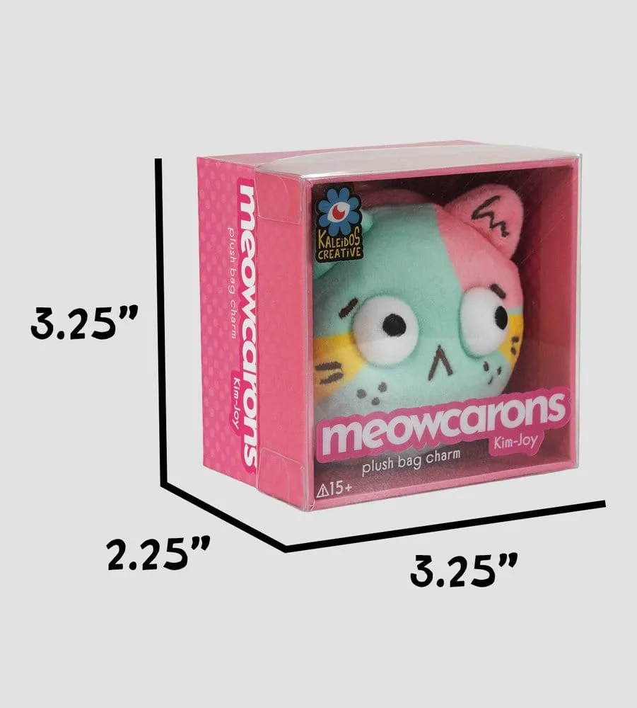 Meowcaron Plush Bag Charm – Scared 7 cm 5