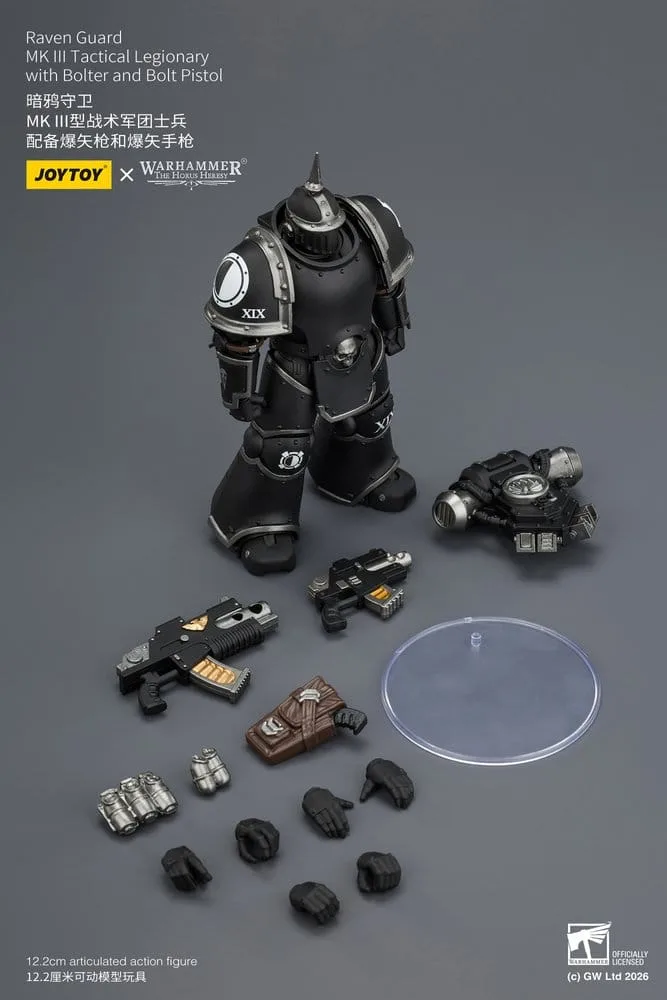 Warhammer 40K Action Figure – Raven Guard MK III Legionary 12.3 cm 10
