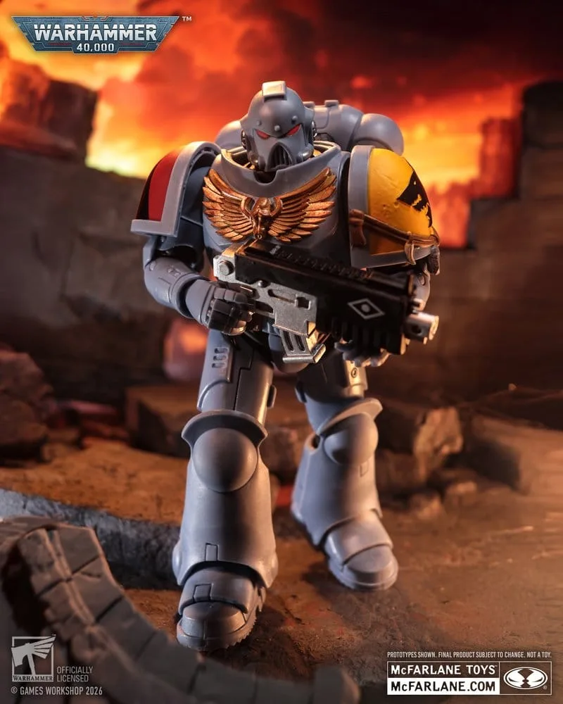 Warhammer 40,000 Action Figure – Space Wolves Grey Hunter 18 cm 10