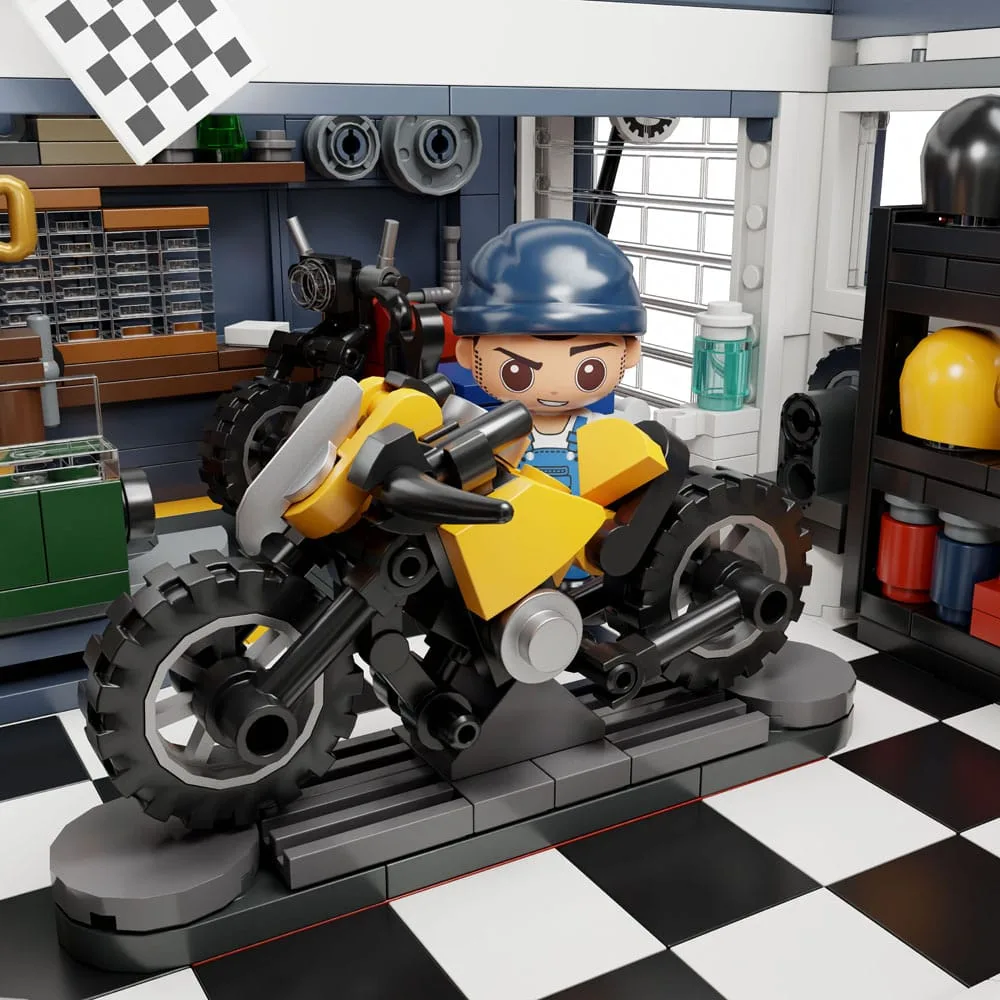 Pantasy Original Construction Set – Motorcycle Restaurant 5