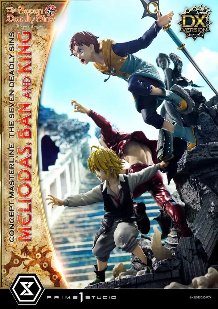 Seven Deadly Sins Statue – Meliodas Ban and King Deluxe 55 cm 19