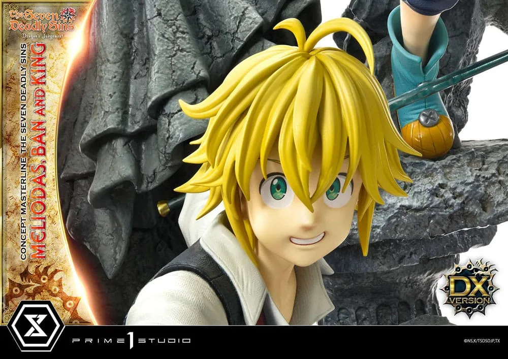 Seven Deadly Sins Statue – Meliodas Ban and King Deluxe 55 cm 12
