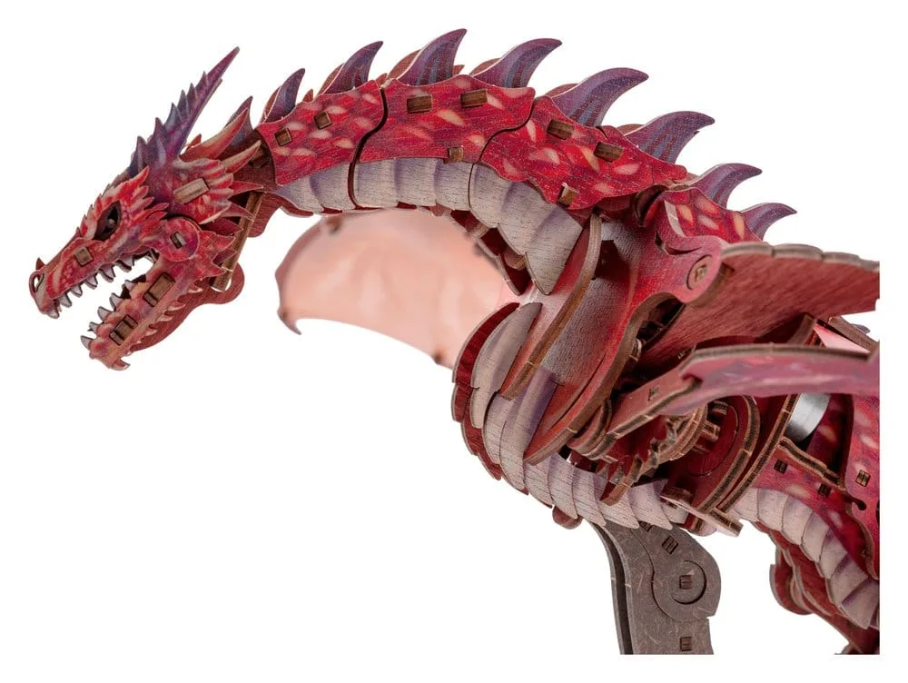 Ugears houten modelbouwpakket – Firestorm Dragon 43 cm 9
