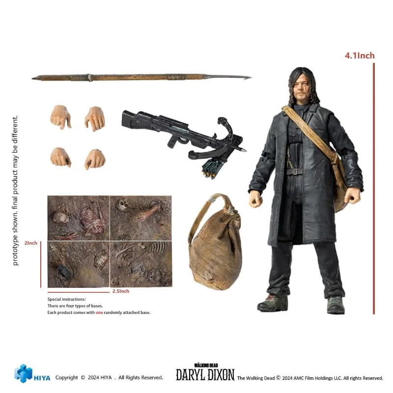 The Walking Dead Action Figure – Daryl Dixon 1/18 11 cm 2