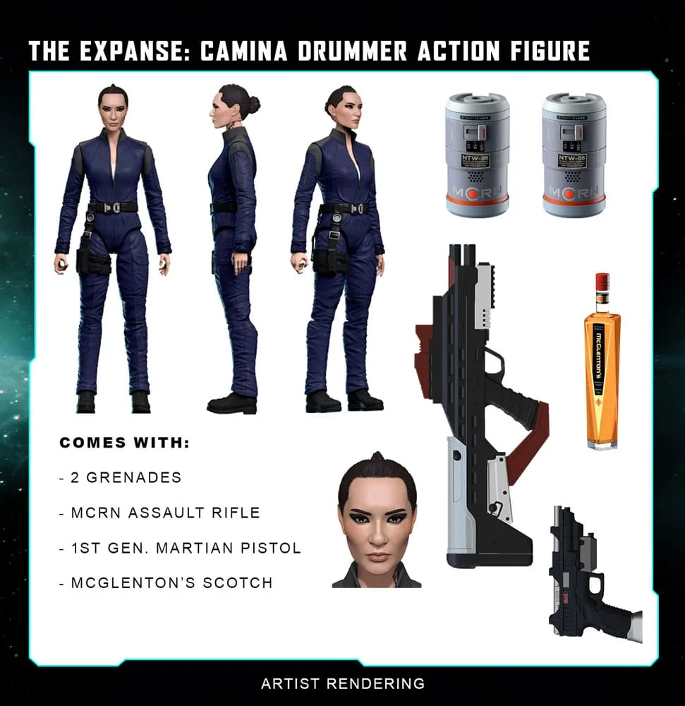 The Expanse Action Figure – Camina Drummer 20 cm
