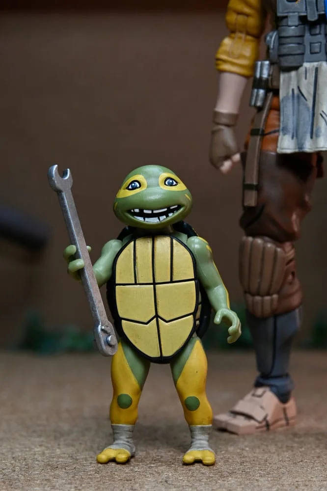 TMNT Actiefigurenset – Grammy April met Baby Yi en Moja 18 cm 13