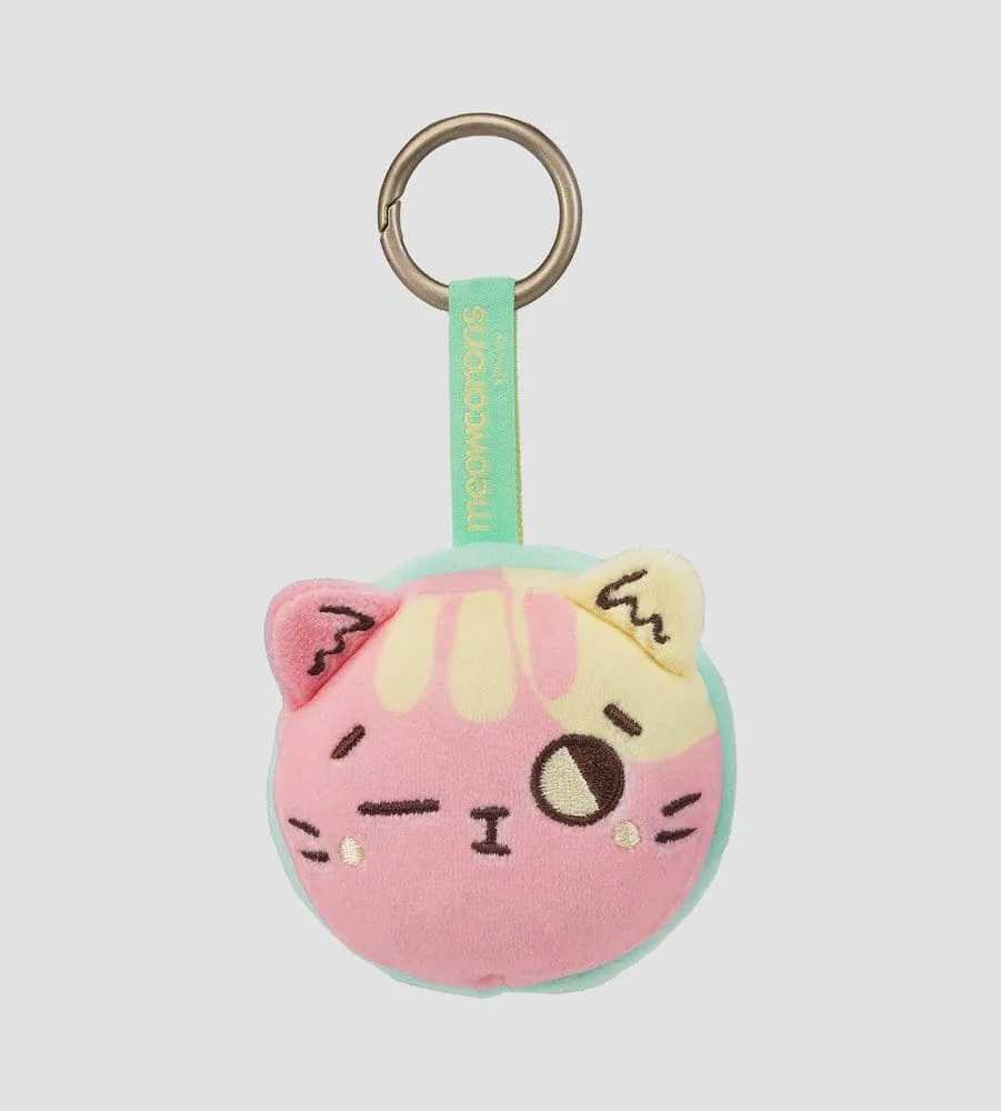 Meowcaron Plush Bag Charm – Wink 7 cm
