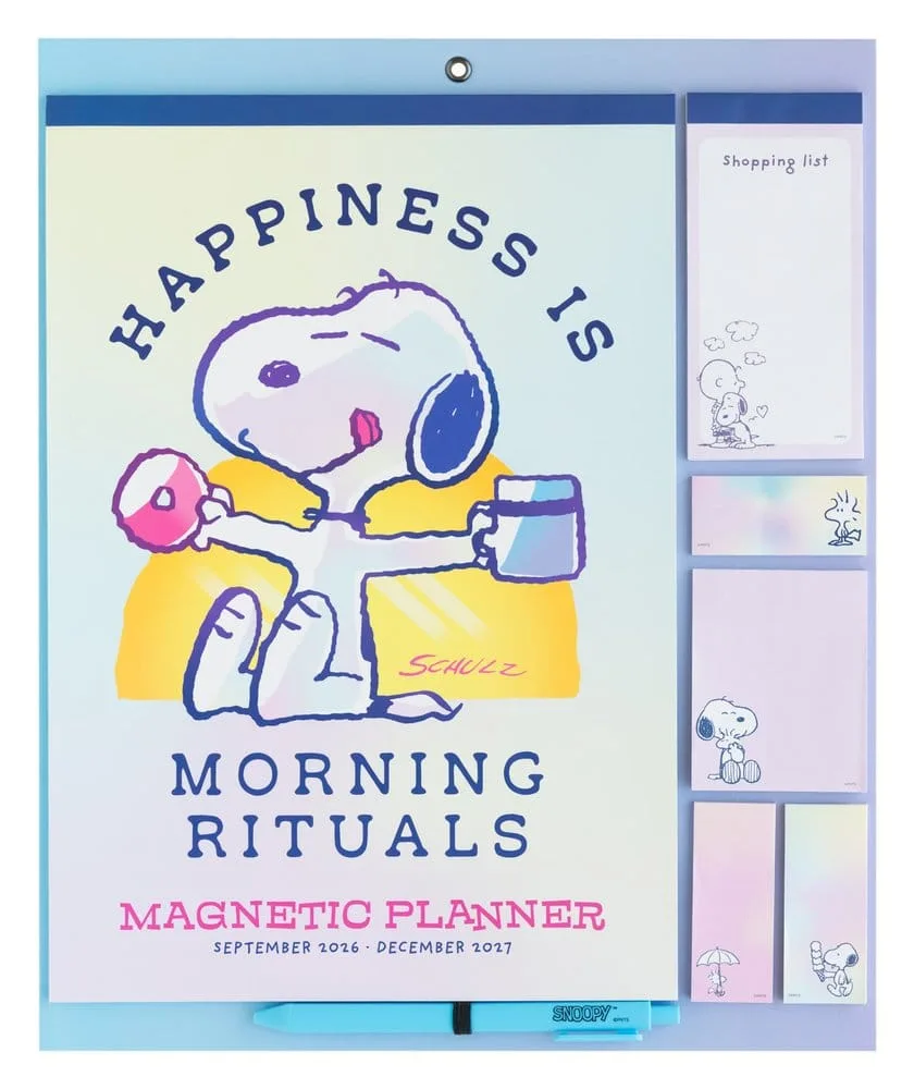 Peanuts Magnetic Planner – Snoopy 2026/27 30 x 35 cm