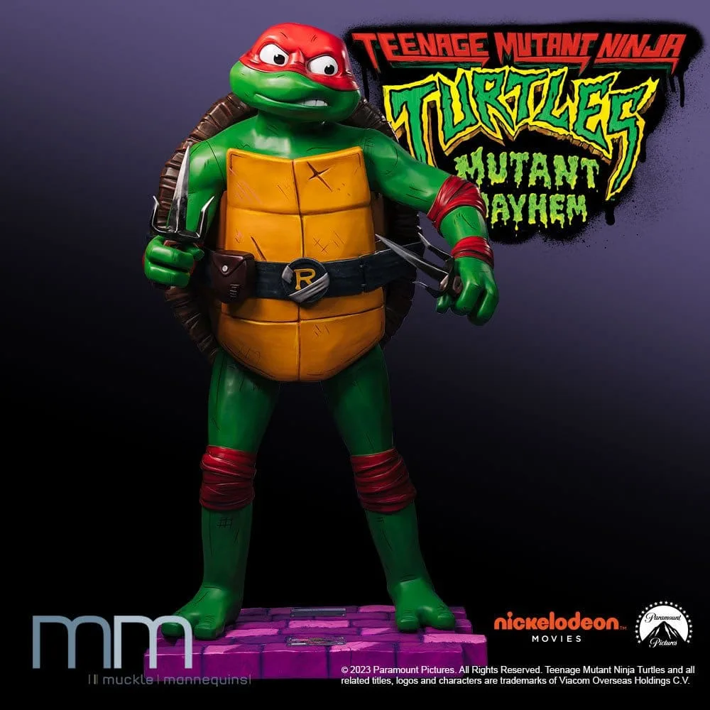 TMNT Mutant Mayhem Life-Size Statue – Raphael 178 cm