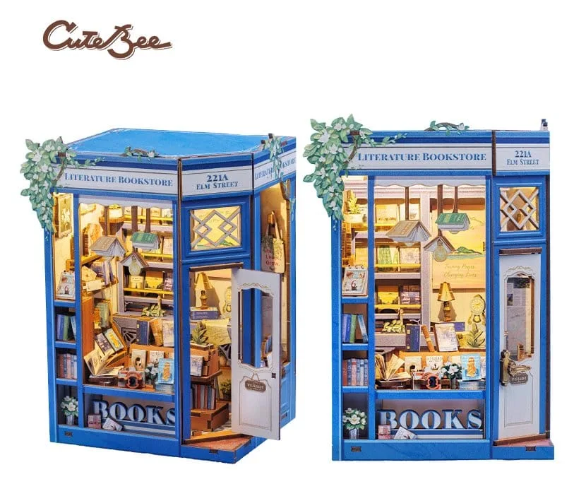 Literature Bookstore Book Nook – CuteBee 17 x 12 cm 12