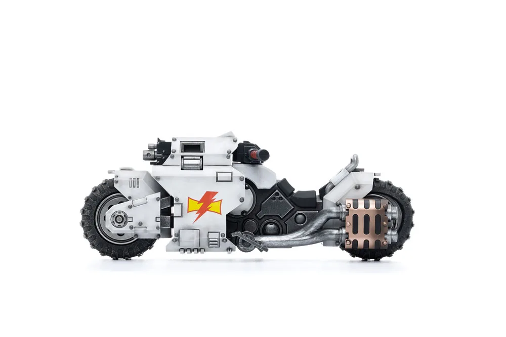 Warhammer 40K Vehicle – White Scars Raider Combat Bike 22 cm 8