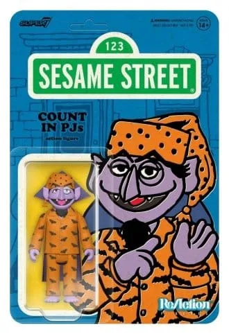 Sesame Street Action Figure – Count von Count Pajamas 10 cm
