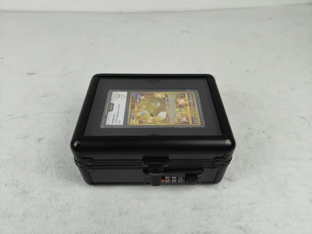 Evoretro Graded Card Carry Case – Black Display Window 1