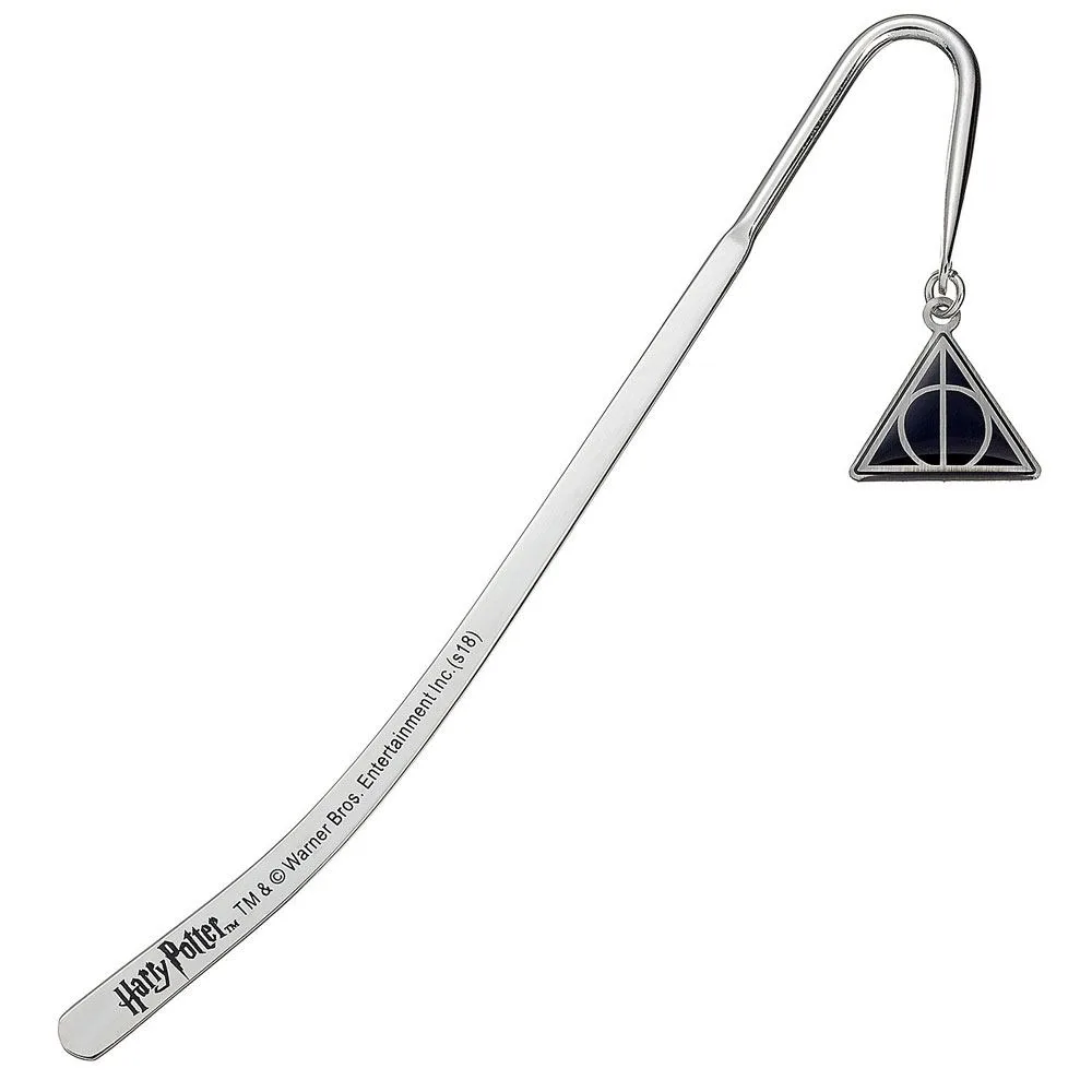 Harry Potter Bookmark – Silver-Plated Deathly Hallows