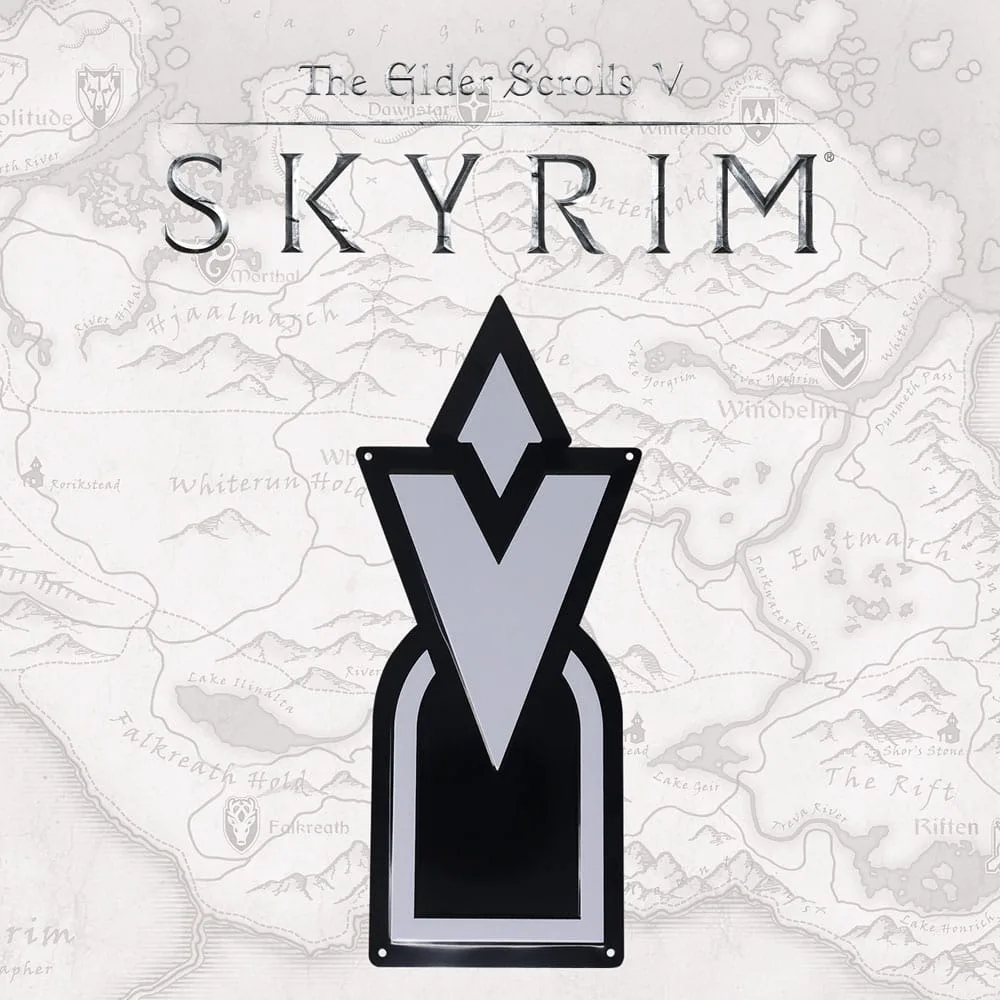 The Elder Scrolls Tin Sign – Skyrim Quest Marker 3