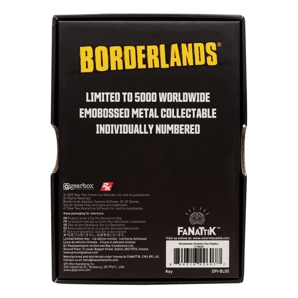 Borderlands Sleutelreplica – Gold Key gelimiteerd 100 mm 3