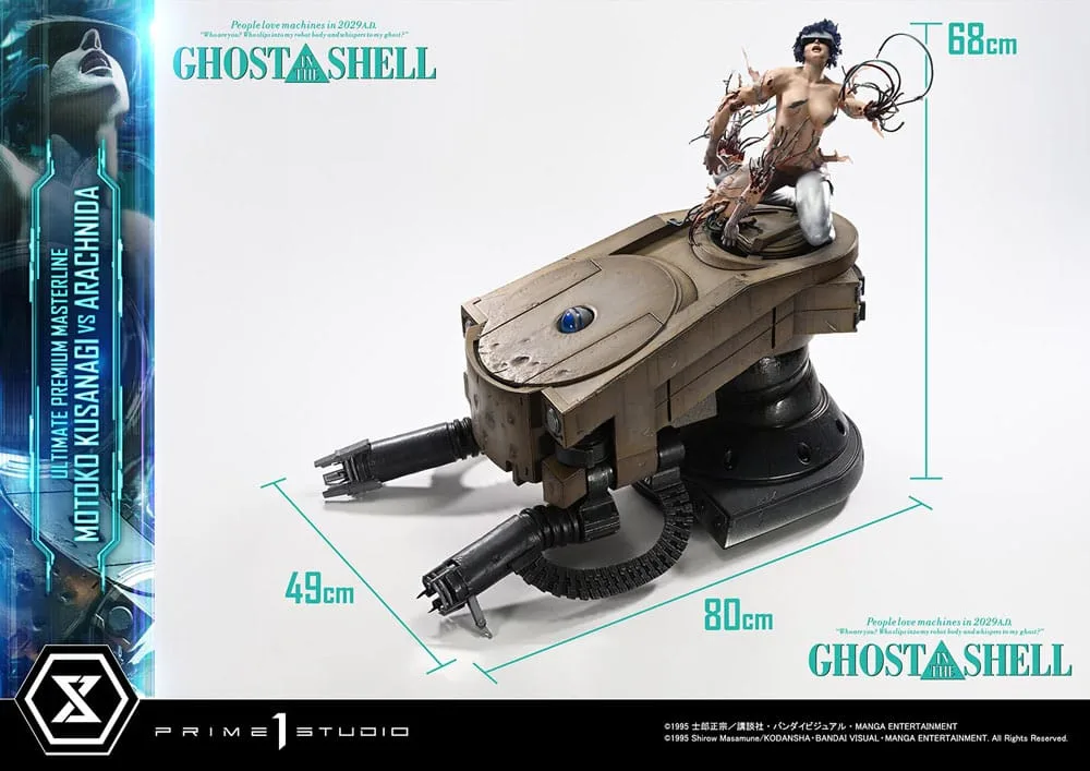 Ghost in the Shell Statue – Motoko Kusanagi vs Arachnida 68 cm 4