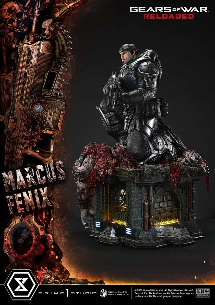 Gears of War Statue – Marcus Fenix Ultimate 97 cm 8