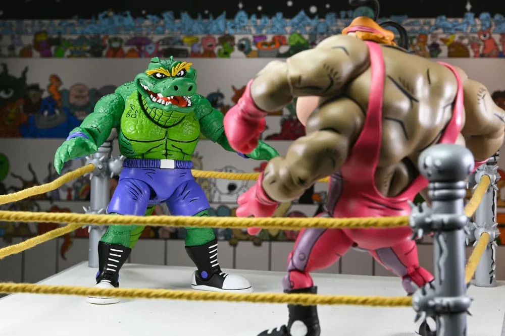 TMNT Action Figure – Stump Wrestling Leatherhead 18 cm 9