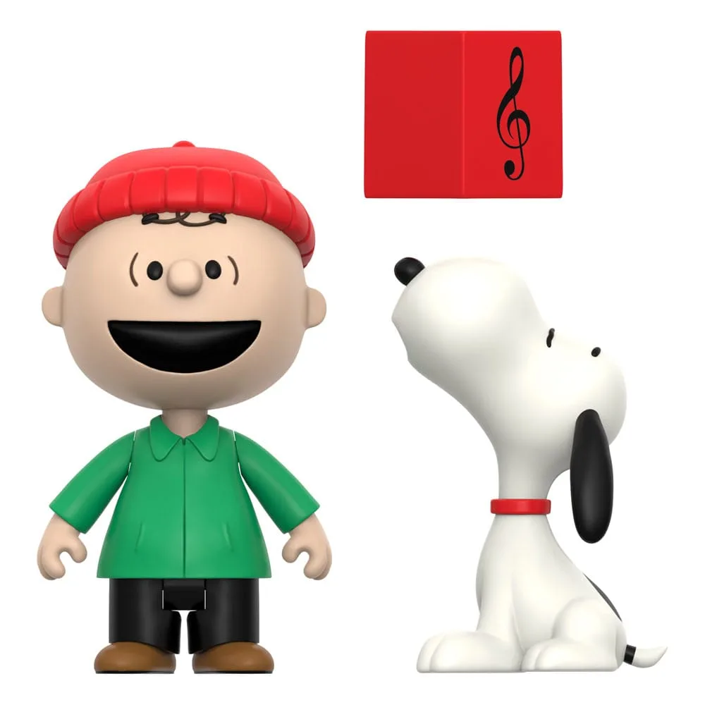 Peanuts Action Figures – Brown and Snoopy Caroling 2-Pack 10 cm