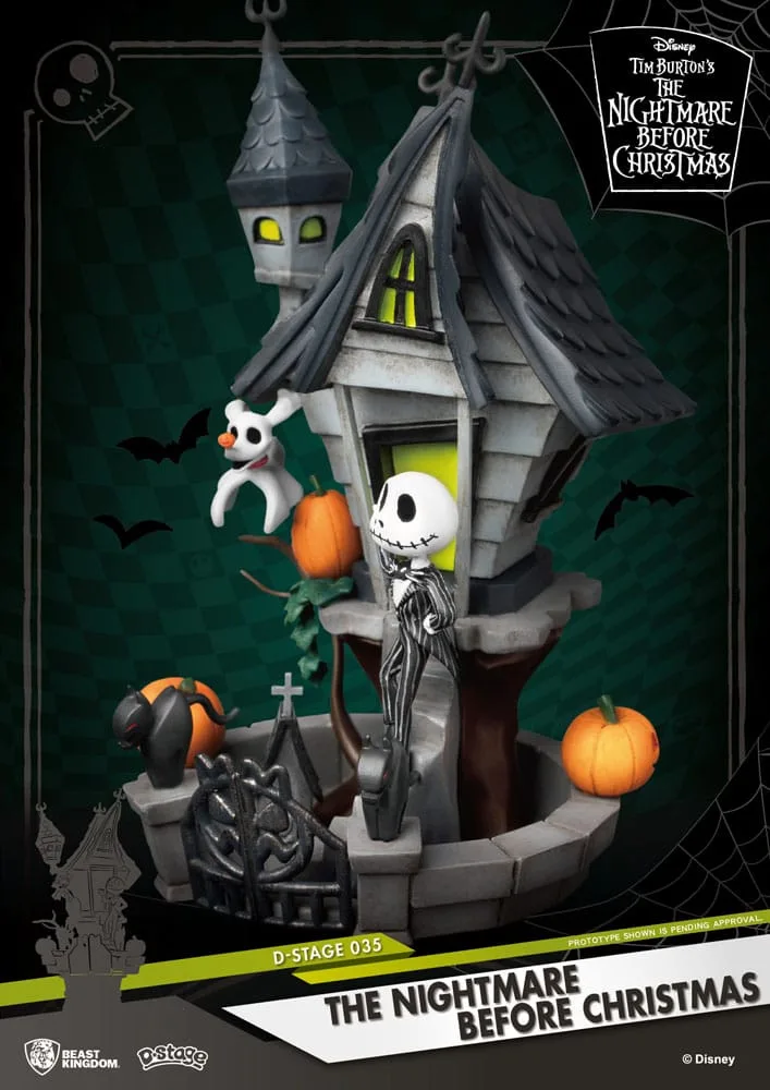 Nightmare Before Christmas Diorama – Jack’s Haunted House 15 cm 6