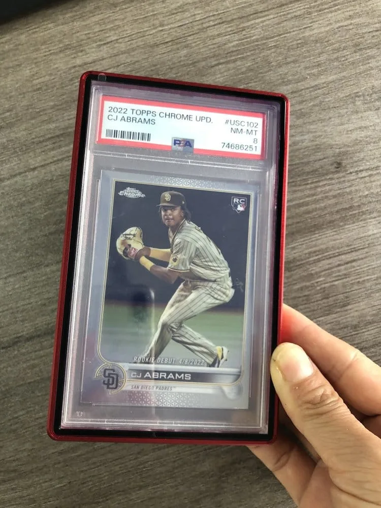 PSA Graded Card Slab Protector – Red Magnetic Case 2