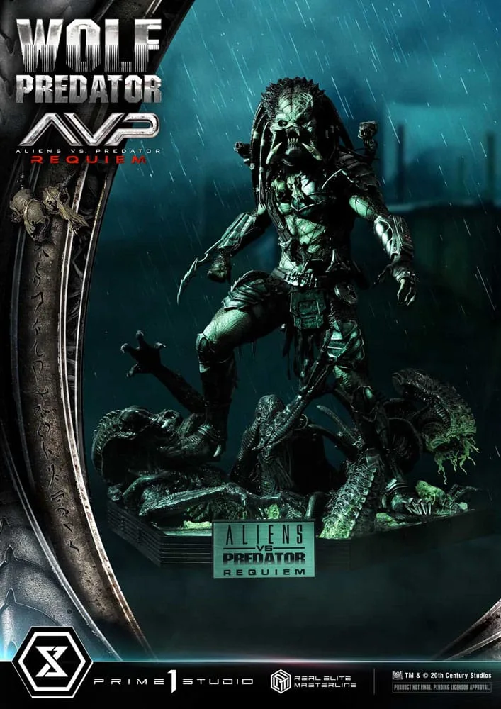 Alien vs. Predator Statue – Requiem Wolf Predator Deluxe 95 cm 19