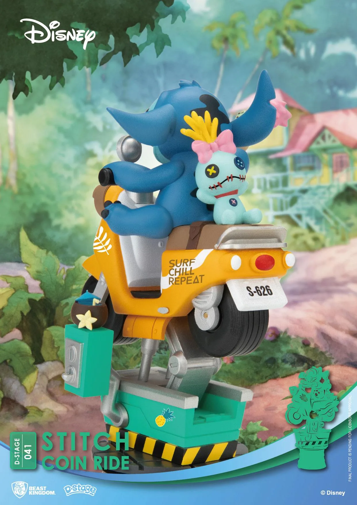 Disney diorama – Stitch Coin Ride D-Stage 16 cm 7