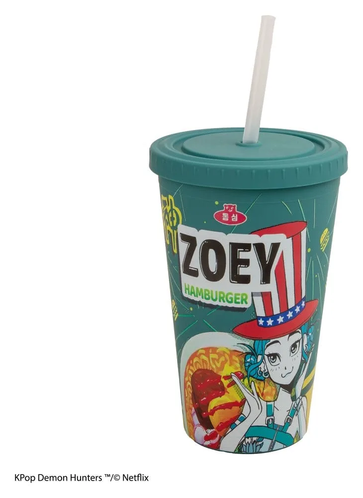 KPop Demon Hunters Tumbler – Zoey Hamburger 475 ml