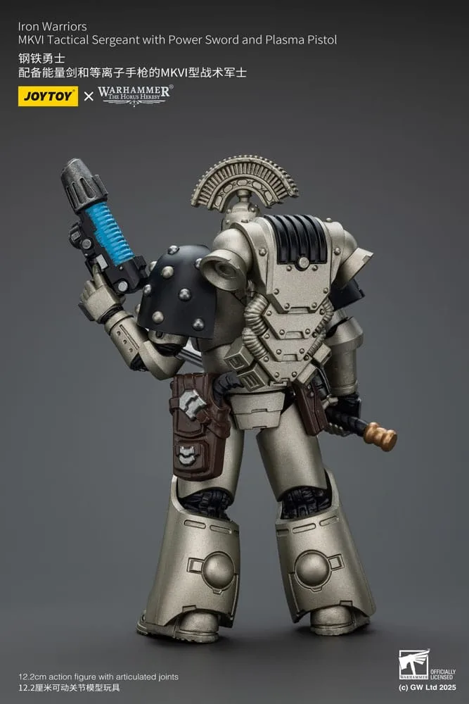 Warhammer Action Figure – Iron Warriors MKVI Tactical Sergeant 1/18 4