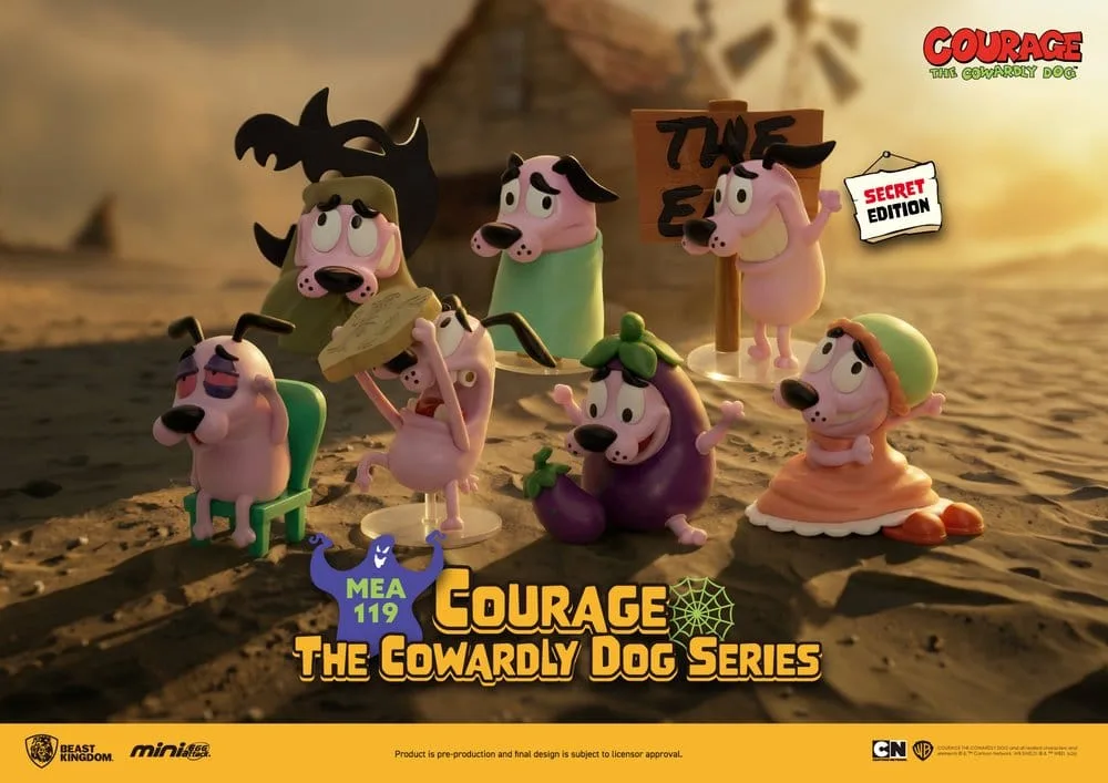 Courage the Cowardly Dog Figures – Mini Egg Attack Blind Box 8 cm 10