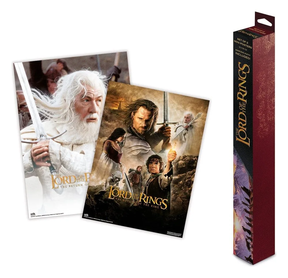 The Lord of the Rings Posters – Set of 2 38 x 52 cm