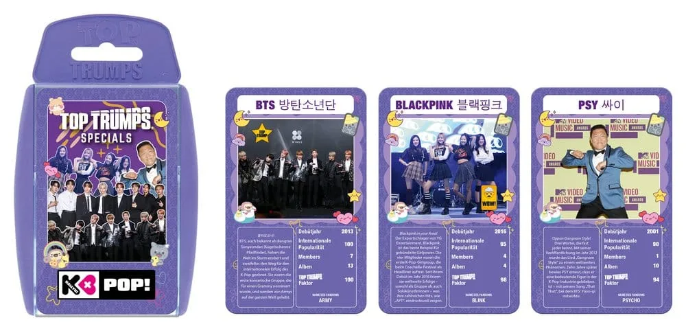 K-Pop Card Game – Top Trumps German Edition 4