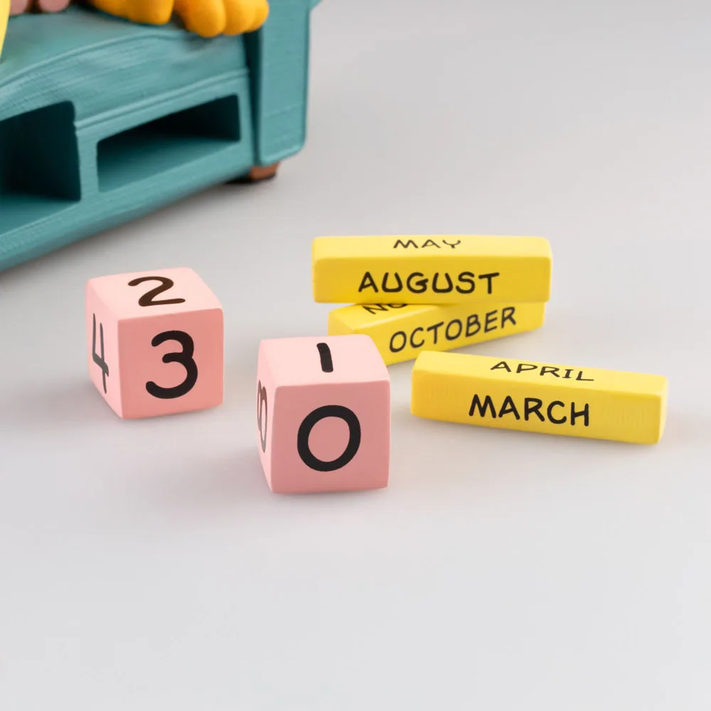 Garfield Perpetual Calendar – 3D Resin 17 x 9 x 12 cm 3