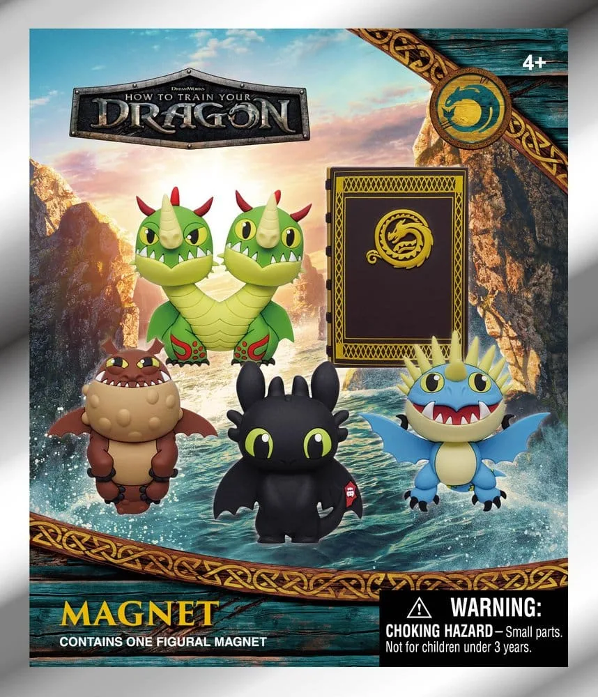 How to Train Your Dragon Magnets – Series 1 Blind Bag Display of 12 2