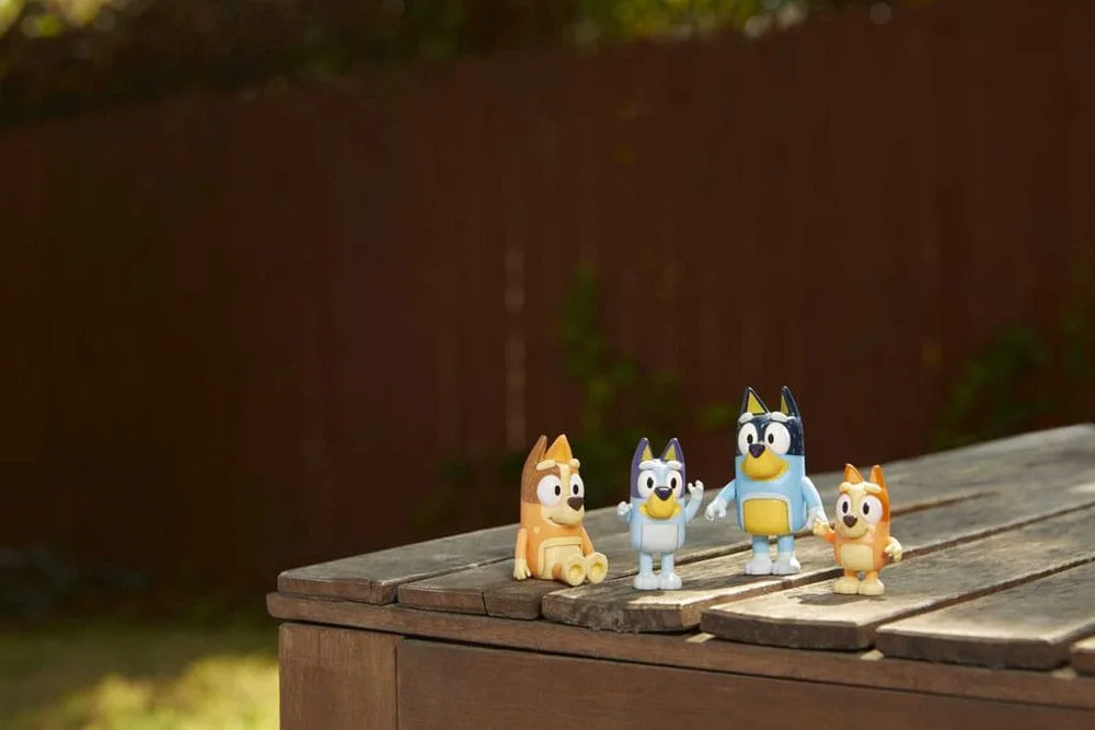 Bluey Figure Set – Family of Four 5–8 cm 5