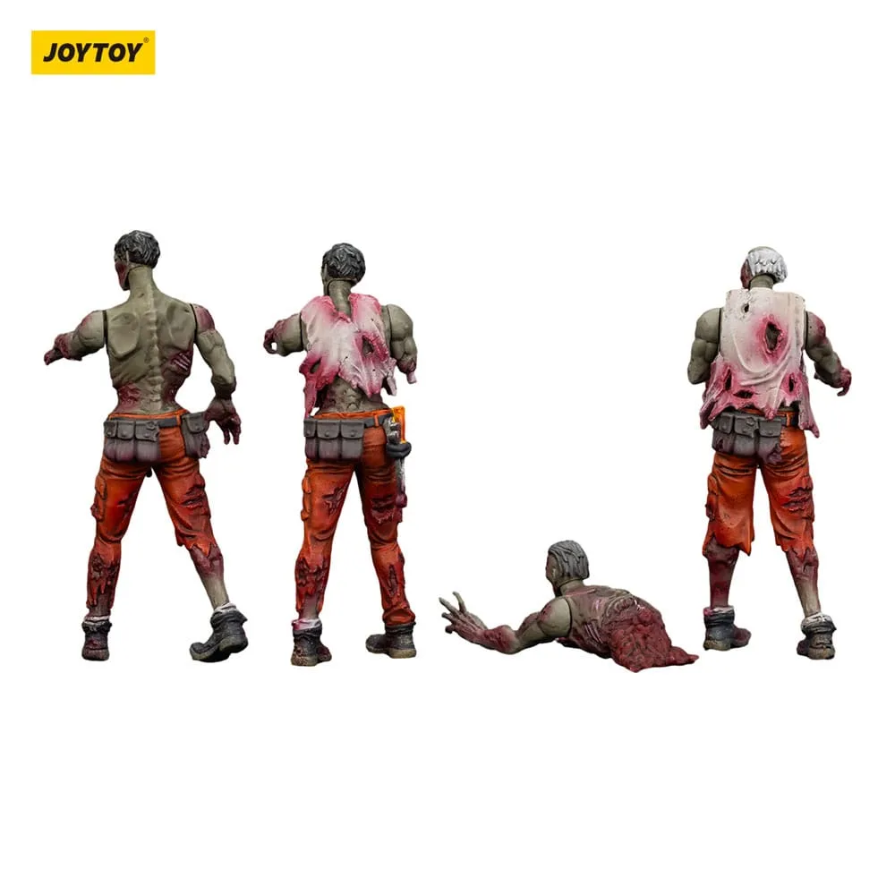 Zombie Dark Source Action Figures – Mechanic Team 4-Pack 8 cm 9