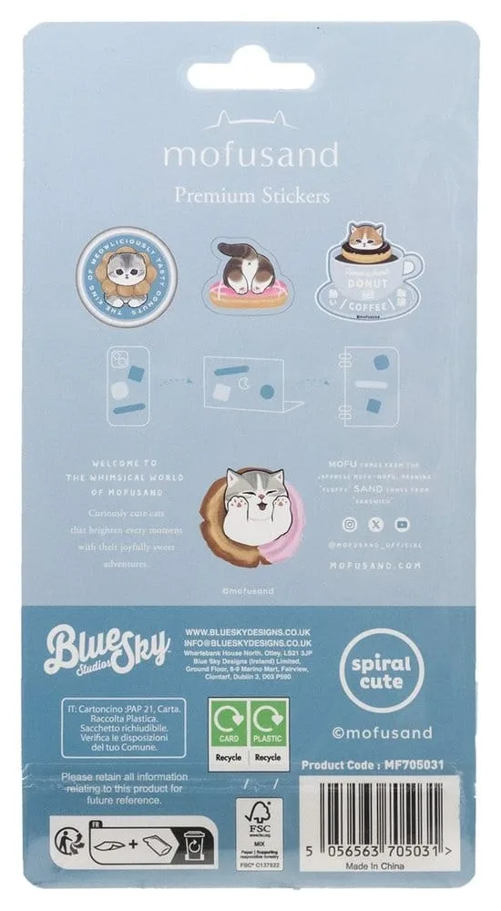 Mofusand Sticker Set – Premium 2