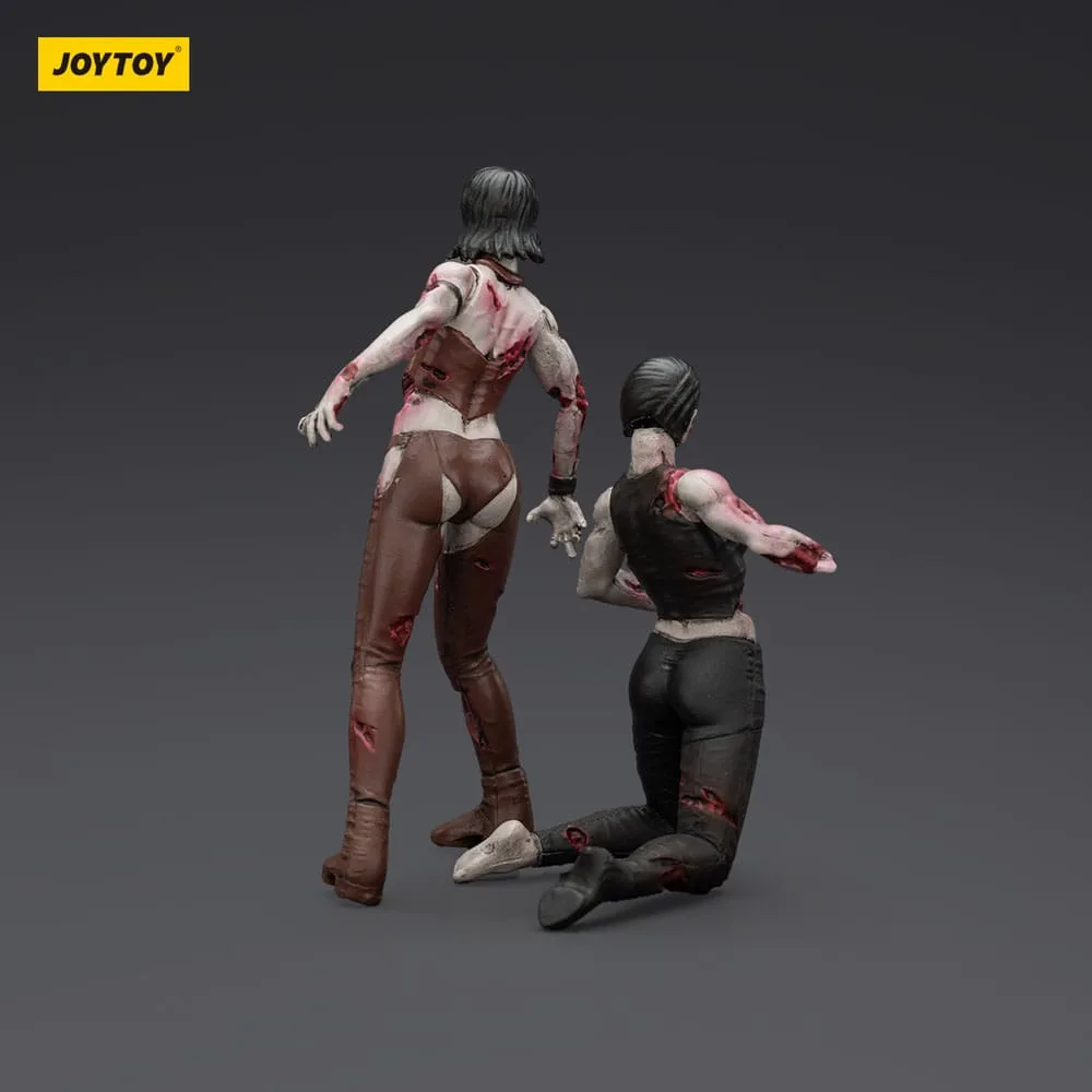 Zombie Dark Source Action Figures – Female Wrestlers 2-Pack 8 cm 3