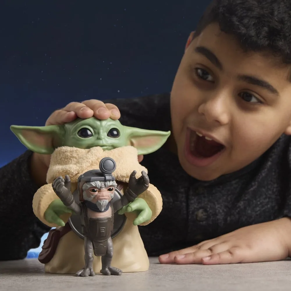 Star Wars Interactieve Figuur – Huggin' Grogu en Anzellan 17 cm 12