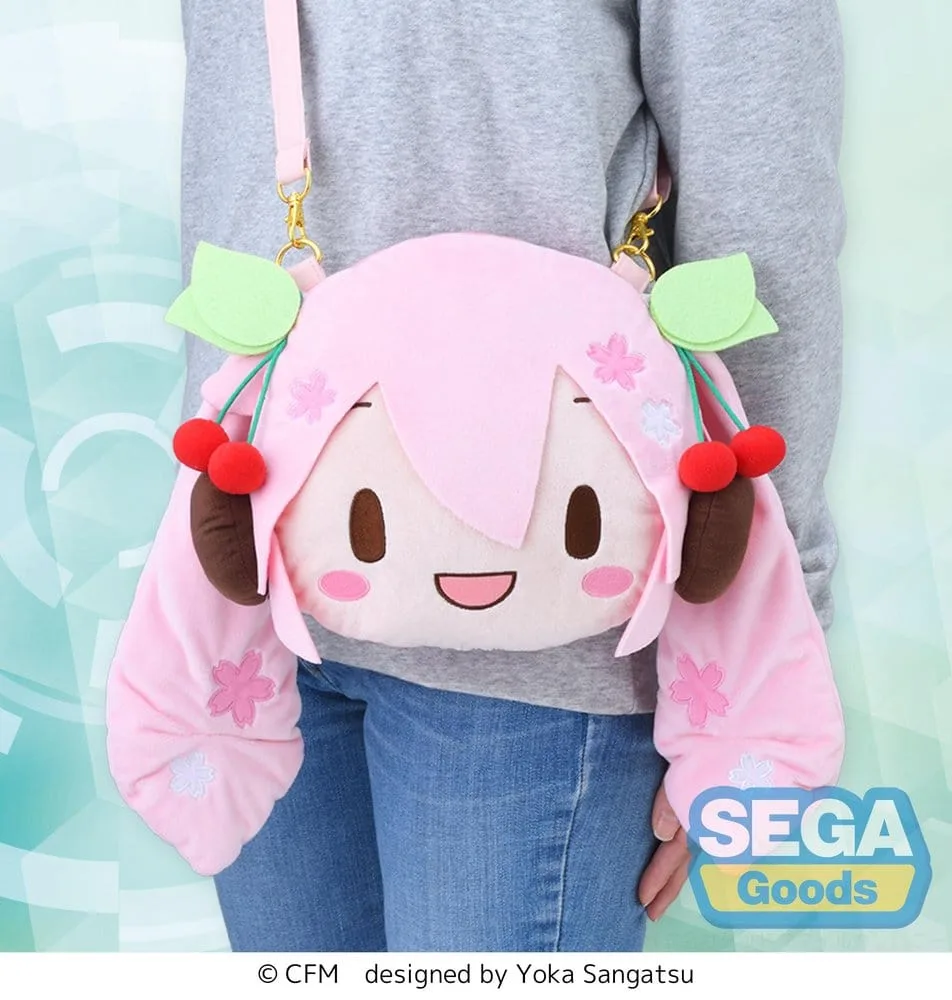 Hatsune Miku Shoulder Bag – Fuwa Petit Sakura Miku Face M 2