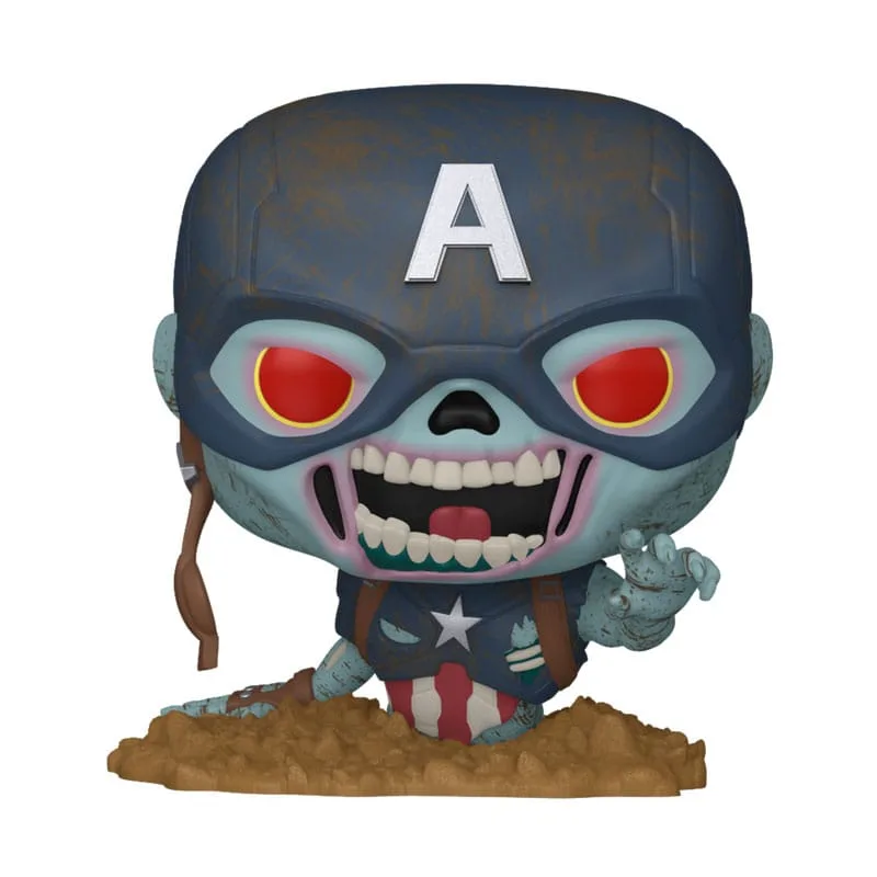 Marvel Zombies Vinyl Figure – Funko Pop Captain America 9 cm