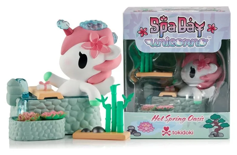 Unicorno PVC Figure – Spa Day Hot Springs Oasis 7 cm 4