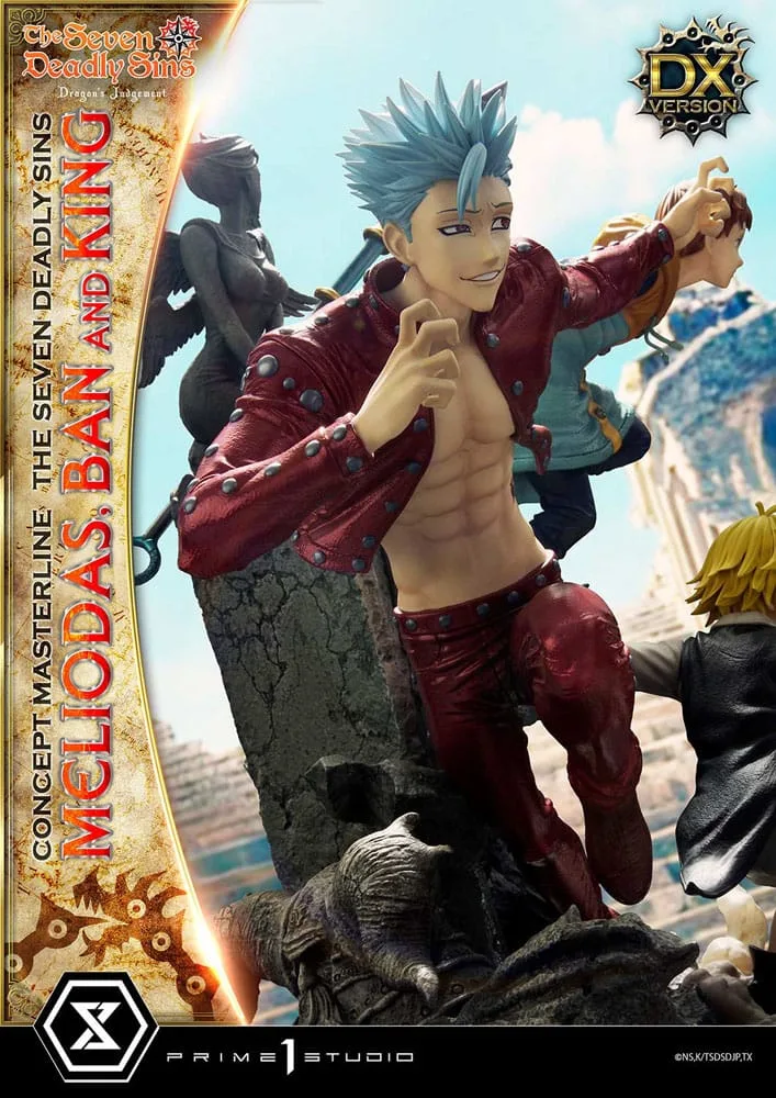 Seven Deadly Sins Statue – Meliodas Ban and King Deluxe 55 cm 23