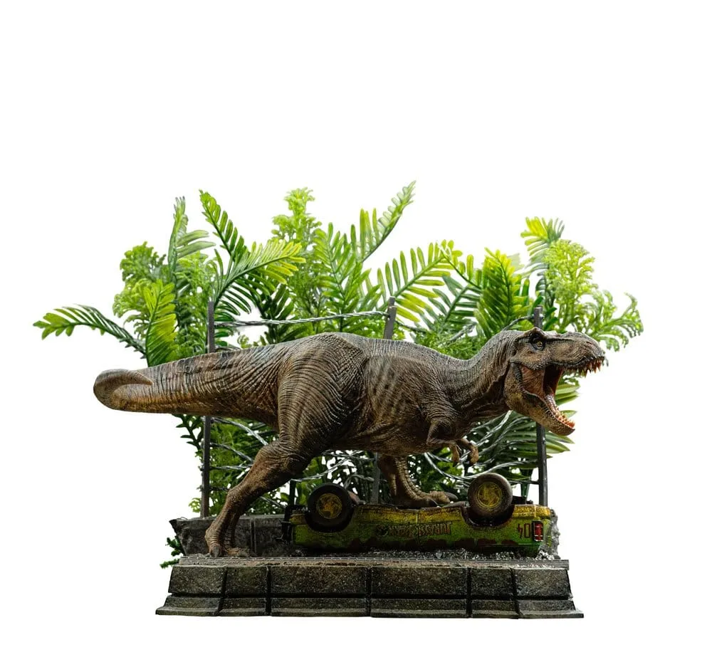 Jurassic Park Statue – Icons T-Rex Breakout Set A 17 cm