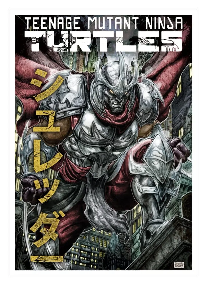 TMNT Art Print – Shredder Limited Edition 42 x 30 cm 9