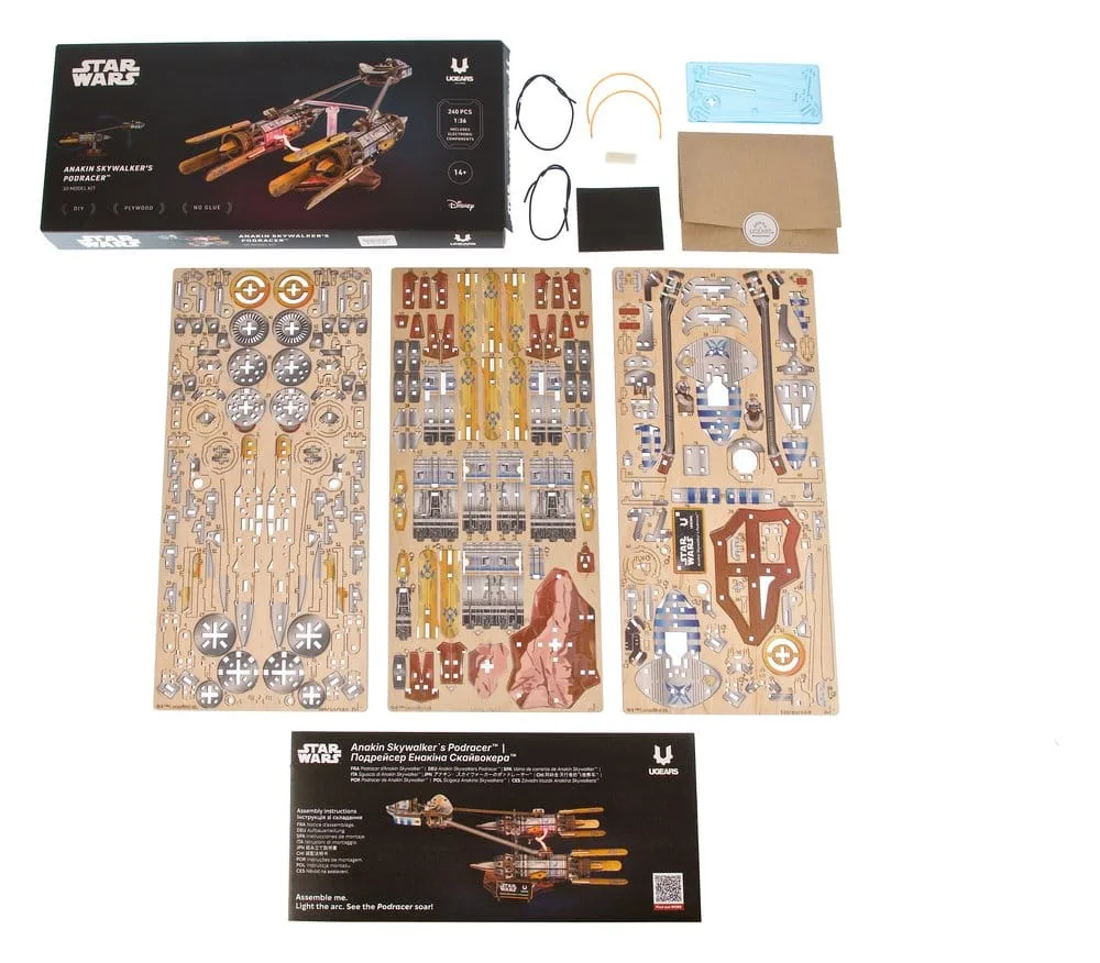 Star Wars Wooden Model Kit – Anakin Skywalker’s Podracer 26