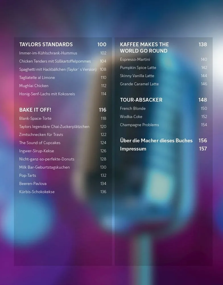 Taylor Swift Cookbook – Taylor’s Kitchen German Edition 3