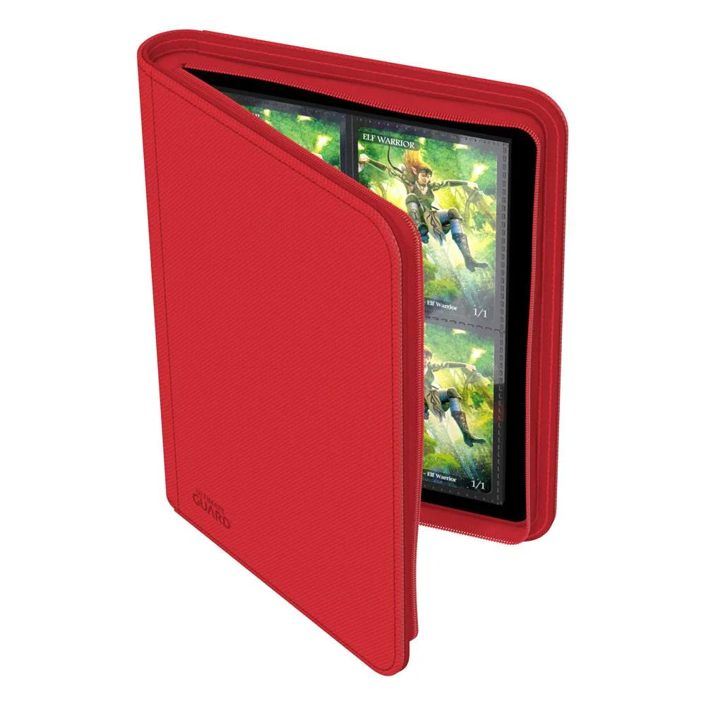 Ultimate Guard Card Binder – Red Xenoskin Zipfolio 160 8-Pocket 6